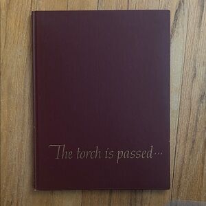 Elegant Burgundy Decorative Book